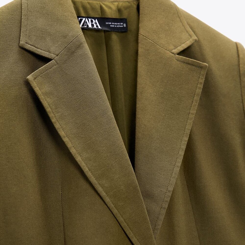 Zara Blazer with Patch Pockets - Picture 4 of 8